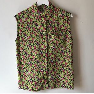 Equipment Silk Floral Top